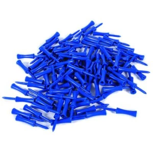 100PCS Plastic Blue Step Down Golf Tees 68mm 2.5 Inch Sports Accessories - Picture 1 of 8