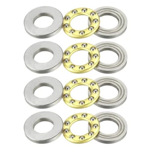 4pcs F5-10M Miniature Needle Roller Thrust Ball Bearings 5x10x4mm Chrome Steel - Picture 1 of 5