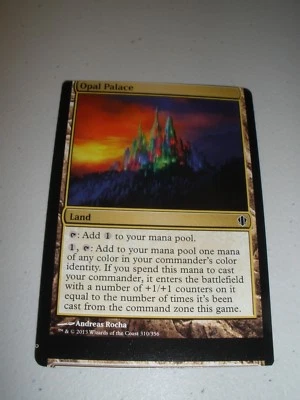 MTG Magic Miscut Misprint Opal Palace x1 Commander 2013 NM - Image 1 of 2