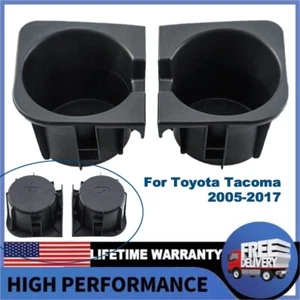Right & Left  Center Console Cup Holder Insert For Toyota Tacoma 2005-2017 New - Picture 1 of 12