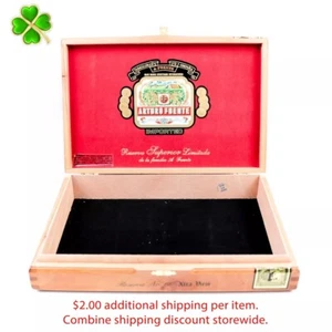 A. Fuente Reserva No. 60 Xtra Viejo Empty Wood Cigar Box 11" x 7.25" x 2" - Picture 1 of 12