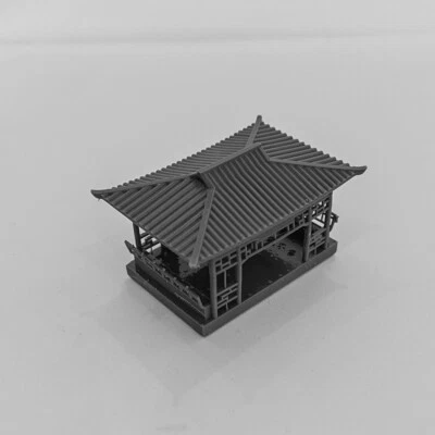 SSMODEL 1:72 Traditional Chinese Building Square Pavilion 2pcs - Image 1 of 4