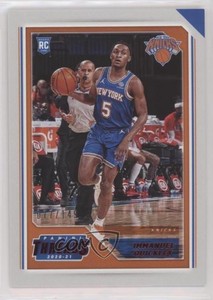 2020-21 Panini Chronicles Threads Red /149 Immanuel Quickley #100 Rookie RC
