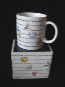 Vintage 1980er Jahre Neu im Karton Zwölf Tage Weihnachten Becher - Bild 1 von 2