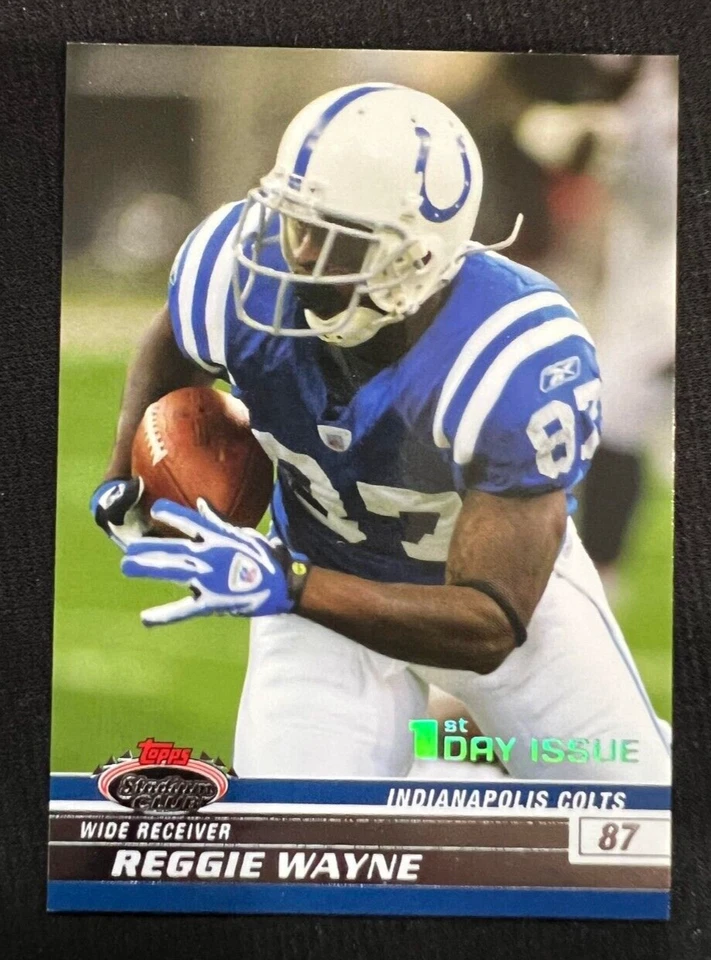 REGGIE WAYNE Colts 2008 Topps Stadium Club 1st Day Issue #22 NFL #0783/1499 - Image 1 of 1