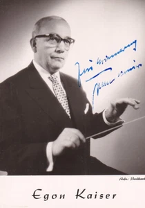 Egon KAISER (1901-1982) - dt. Bandleader, autógrafo original! - Imagen 1 de 1
