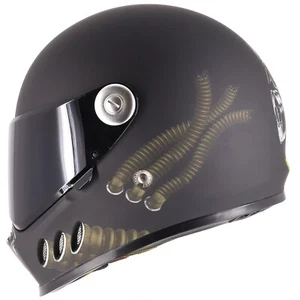 Broken Head Gasman Motorradhelm + Schwarzes Visier - Bild 1 von 12