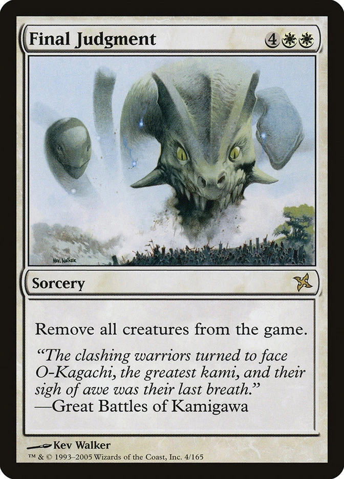 MTG Magic the Gathering Final Judgment (4/170) Betrayers of Kamigawa LP - Image 1 of 1