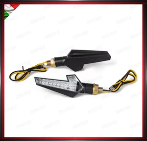 COPPIA FRECCE MOTO INDICATORI DI DIREZIONE UNIVERSALE LED ARANCIONE IMMEDIATA - Bild 1 von 3