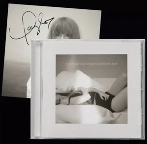 Tortured Poets Department CD + Bonus Track The Manuscript With Hand Signed Photo - Picture 1 of 1
