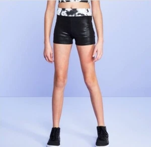 NEW Girl' Tie-Dye - S(6/6X) Noir Bike Short - More Than Magic - Picture 1 of 4