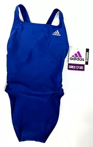 Adidas Girls Collegiate Royal Blue Swimwear suit size (7-16) 28" - Picture 1 of 6
