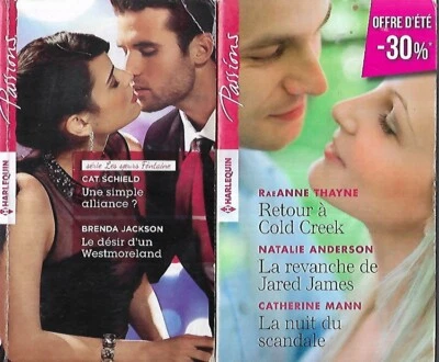 Lot x 2 Harlequin Collection PASSIONS n° 535 + HS-THAYNE + MANN + SCHIELD + 2 - Photo 1/2