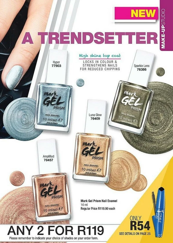 Avon mark. GEL SHINE Chrom Effekt Nagellack Farbe black  magic Neu - Bild 1 von 1