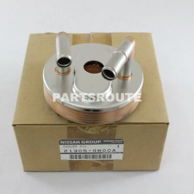 Nissan Pathfinder 2002-04 Infiniti QX4 OEM Genuine Engine Oil Cooler 21305-4W00A - Image 1 of 3