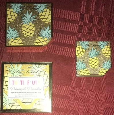 TOO FACED Tutti Frutti PINEAPPLE PARADISE Strobing Bronzer Full Size or Travel  - Image 1 of 4