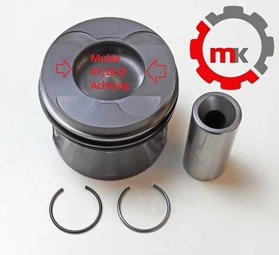 Mercedes OM642  V6 Kolben Zylinder 4-6 0,50 Übermaß  mit Mulde 47,10 Ø - Bild 1 von 2