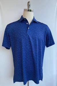 Peter Millar PGA Golf Poloshirt Frisco 2027 Wein Print Sommer Komfort Herren M - Bild 1 von 6