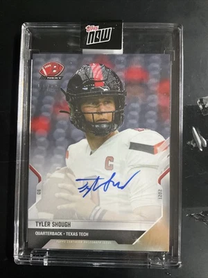 2021 Topps Bowman Next FOOTBALL /99 TYLER SHOUGH RC #7A auto on card autograph - Image 1 of 2
