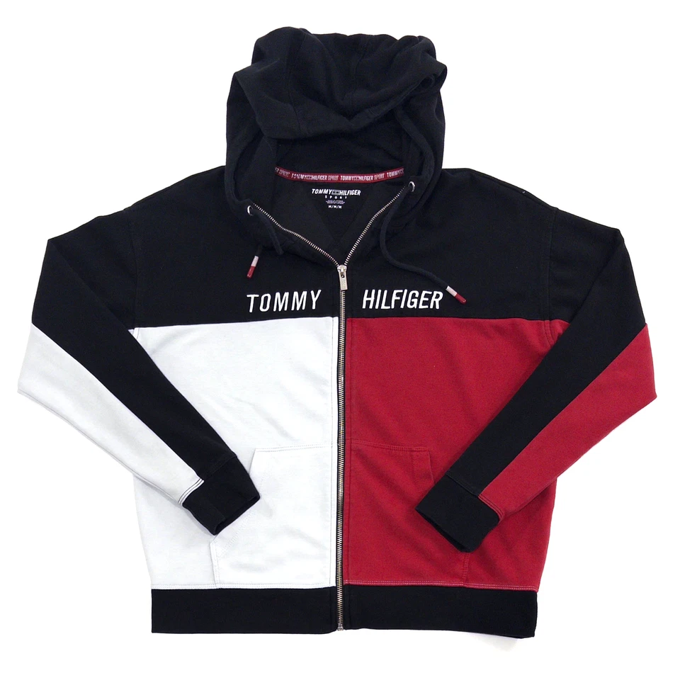 Tommy Hilfiger Sudadera con Capucha Deportiva Cremallera Colorblock M Foto 1 de 4