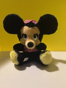 Peluche pupazzo seduto Minnie Mouse 10" produzione Walt Disney vintage peluche - Foto 1 di 4