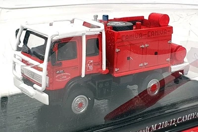 Del Prado 1/64 Scale FEN32 - 1999 Renault Camiva Fire Engine Truck - Red/White - Image 1 of 4
