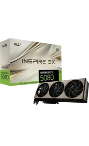 MSI NVIDIA GeForce RTX 5080 16G INSPIRE 3X OC GDDR7 - Foto 1 di 6