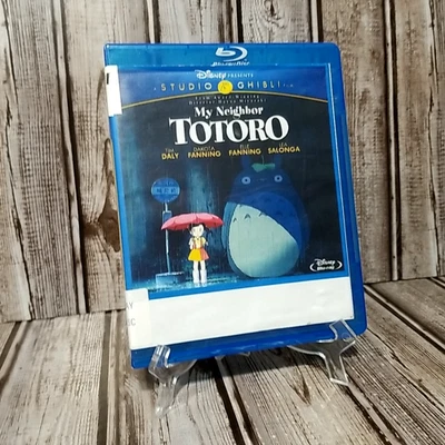 My Neighbor Totoro (Blu-ray, 2013) Studio Ghibli FORMER LIBRARY RENTAL COPY - Image 1 of 4