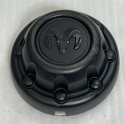(1) Dodge Ram Pickup Van 2500 3500 1994-2003 negro OEM tapa central 52038268 Foto 1 de 4