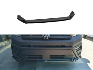 Motordrome Frontsplitter Diffusor VW Crafter Mk2 Facelift Glanz Schwarz - Bild 1 von 6