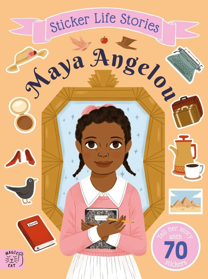Maya Angelou: An inspiring sticker story about resilience by Evie Daye Paperback - Image 1 of 1