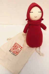 XI LELE Natsel Original Pijama Rojo MUÑECA BEBÉ Felpa Frijoles con Bolsa de Algodón K1 - Imagen 1 de 2