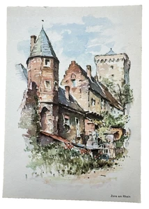 Künstler AK Zons am Rhein - Bild 1 von 2