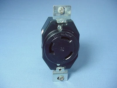 Leviton Non-NEMA Locking Receptacle Turn Lock Outlet 30A 125/250V Bulk 3330-061 - Image 1 of 4