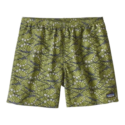 Patagonia Estampado de Peces 7" Bolsos Largos Repelentes al Agua Cortos Exterior Para Hombre S Foto 1 de 4