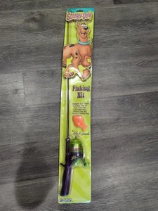 Vintage 2001 Cartoon Network Shakespeare 30" Scooby-Doo Fishing Pole Kit - Picture 1 of 8