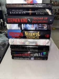 Stephen King Lot Of 9 HC/DJ Books - Foto 1 di 3