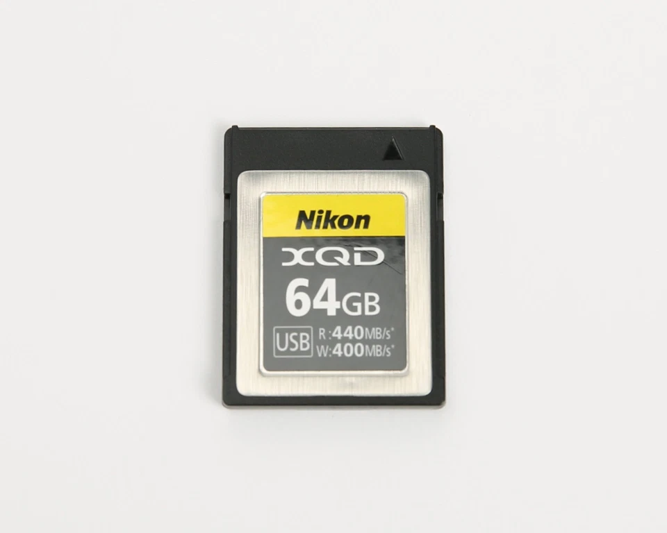 Nikon 64GB XQD Memory Card Supports PCIe 2.0 & USB 3.0, W: 400 MB/s, R: 440 MB/s - Image 1 of 1