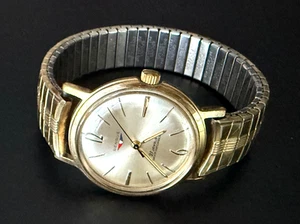 Vintage Benrus 7001S 21 Jewels 10K R.G.P 20 Micron Gold Wind Uhr LÄUFT! - Bild 1 von 4