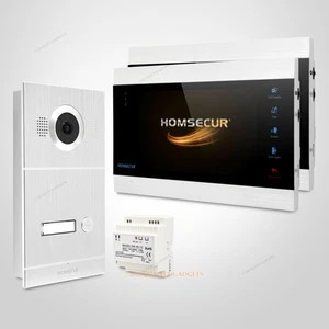 HOMSECUR 7" Video Türsprechanlage Gegensprechanlage Mit Silberer kamera - Picture 1 of 8