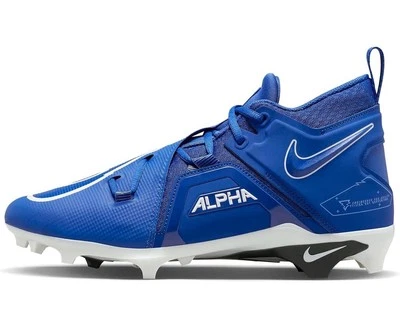 Nike Alpha Menace Pro 3 Football Cleats Size 17 Game Royal & White CT6649-414 - Image 1 of 4