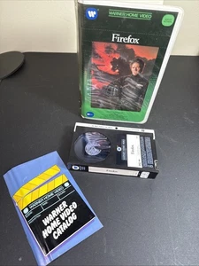 Firefox Betamax Tape 1982 Clint Eastwood Warner Home Video w/ Insert VTG - Picture 1 of 4