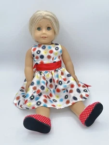 Poupée American Girl CAROLINE Abbott poupée 18" avec cordes de cou 2012 bons cheveux - Photo 1/6