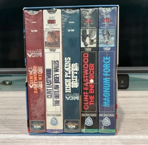 The Complete Dirty Harry - Clint Eastwood (5 VHS, 1971-1988) - Sealed New - Imagen 1 de 8