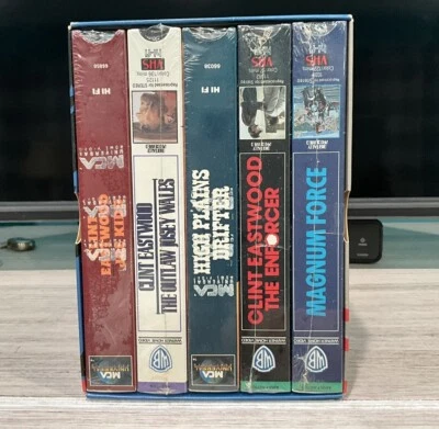 The Complete Dirty Harry - Clint Eastwood (5 VHS, 1971-1988) - Sealed New - Image 1 of 4