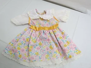 BABY DOLL CLOTHING PRETTY SPRING SUMMER FLORAL DRESS - Foto 1 di 3