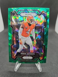 2023 Panini Prizm #52 Eddie Jackson Green Ice - Picture 1 of 6