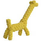 Yellow Cartoon Giraffe Shape Small Dog Biting Toy Puppy Kitten