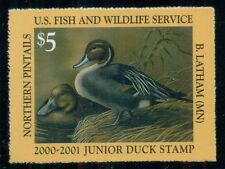 US #JDS8 2000, $5.00 Pintails Junior Duck stamp, og, NH, VF