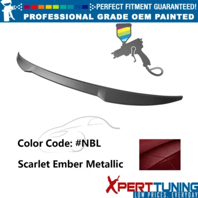 For 19-25 Nissan Altima Sedan M4 V Trunk Spoiler ABS #NBL Scarlet Ember Metallic Foto 1 de 4